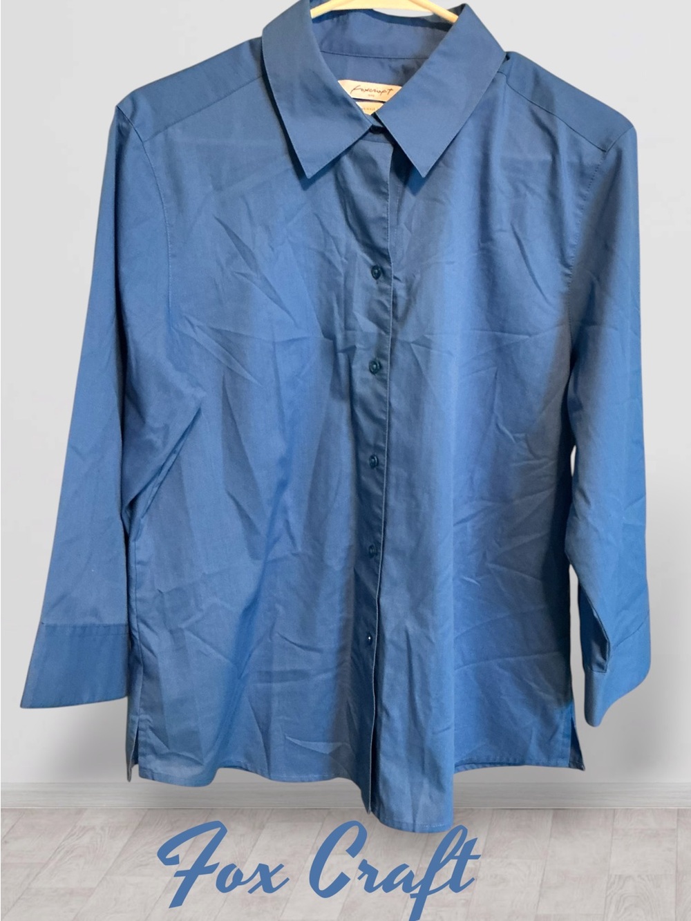🌺Fox Craft NYC Blue Button-Down Shirt